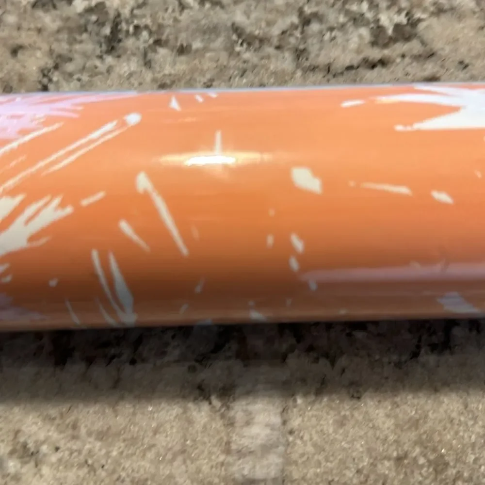 🆕 Anthropologie Palm Shuffle Peel & Stick Wallpaper Pink Orange